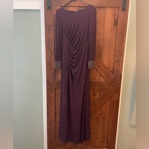 Calvin Klein stretch maxi dress with arm details